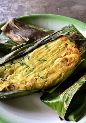 Foto resep Pepes Jamur dan Telur Bebek 🍄