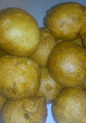 A picture of Spicy puff puff.