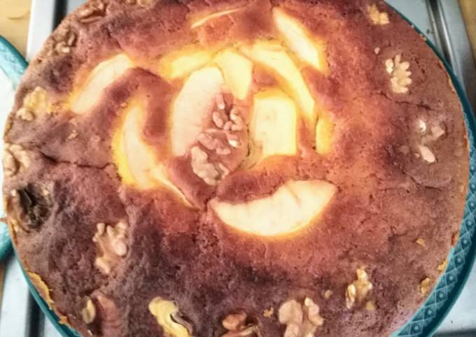 Come a Preparare Veloce Torta di mele e noci