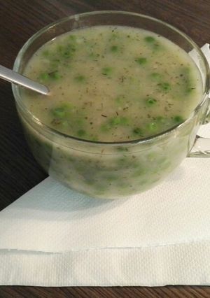Petrezselymes-kapros zöldborsófőzelék recept fotója