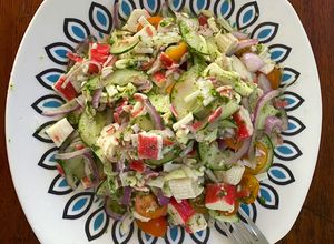 Una foto de Ceviche de palmitos