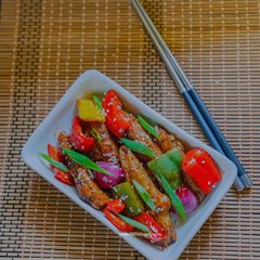 Crispy Chilli Baby Corn A picture of Crispy Chilli Baby Corn.