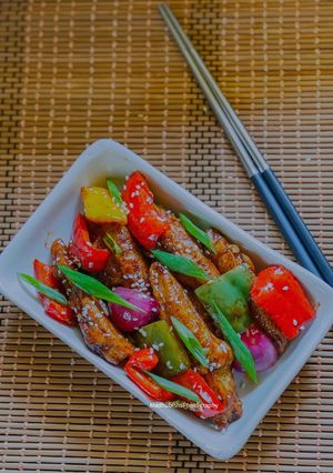 A picture of Crispy Chilli Baby Corn.