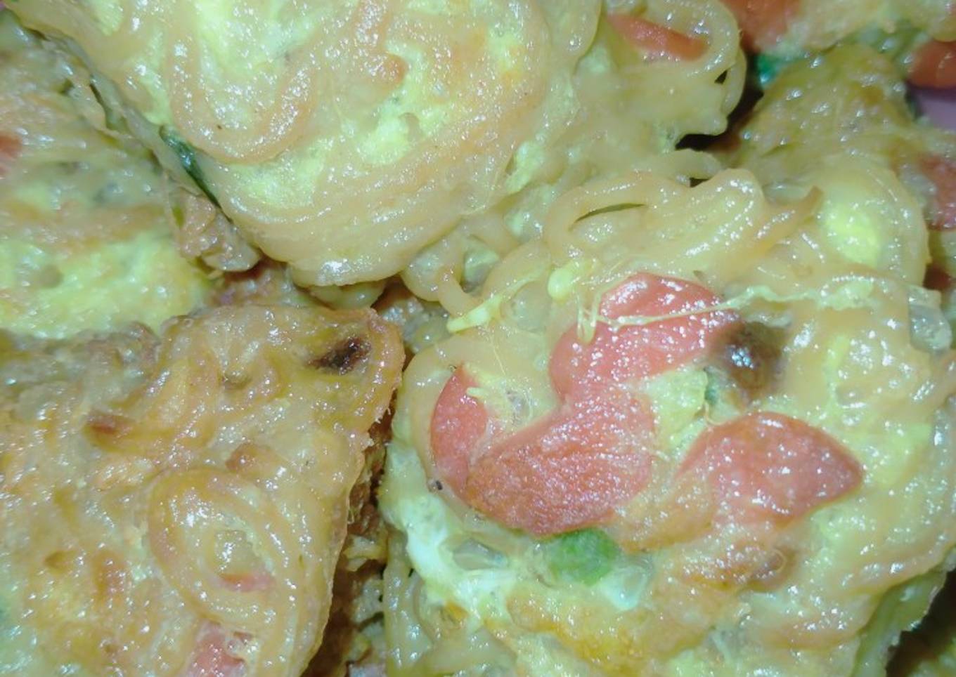 Omlete Mie Kukus