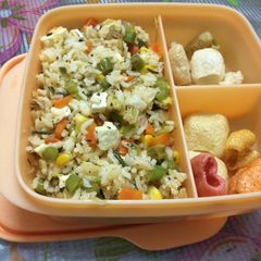 A picture of Paneer Fried Rice.