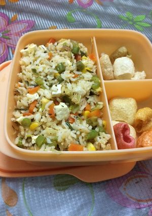 A picture of Paneer Fried Rice.