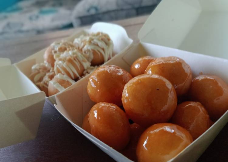 Resep masakan Gemat, lukumades,atau disebut juga donat yunani menu bakulan | Cara Mengolah Gemat, lukumades,atau disebut juga donat yunani menu bakulan Yang Bisa Manjain Lidah