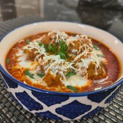 A picture of Mix Vegetable. Kofta in Tomato Gravy.