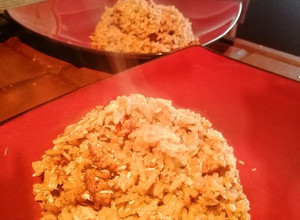 Una foto de Arroz con coco