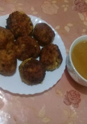 صورة لوصفة كروكات الارز بالجبن
