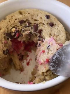 Foto de Bolo de Caneca de Framboesas