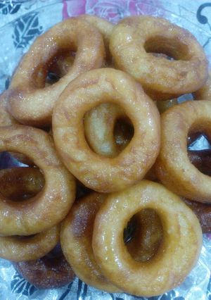 عکسی از دستور شیرینی حلقه ای