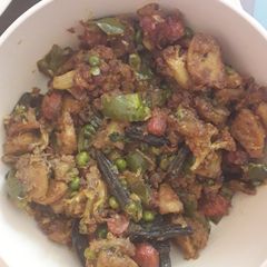 A picture of Mix vagetable.