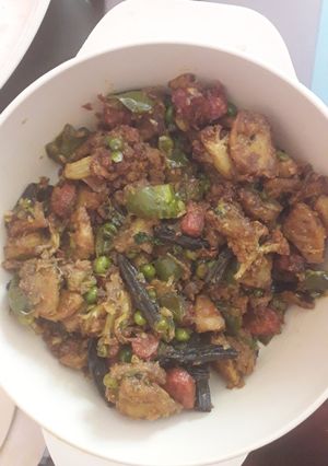 A picture of Mix vagetable.