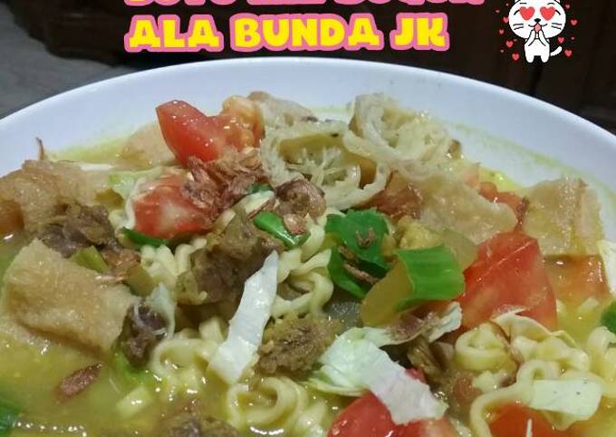 Cara Buat Soto mie bogor ala bunda Jkb Ekonomis Untuk Jualan