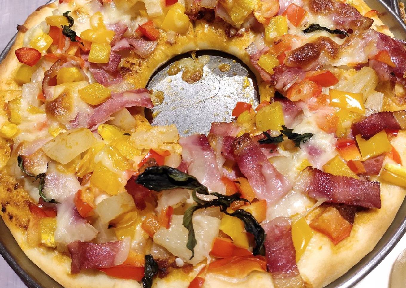 Pizza Wreath