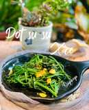 Đọt su su xào tỏi