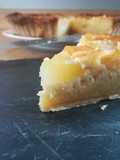 Pear and almond tart