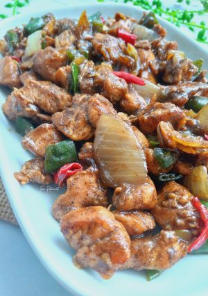 Foto resep Ayam lada hitam