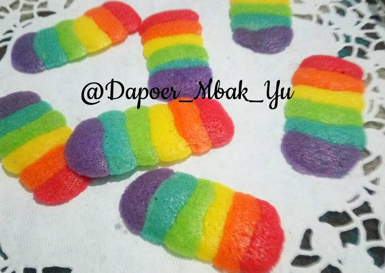 Resep: Untuk Mencoba Di RumahLidah kucing rainbow