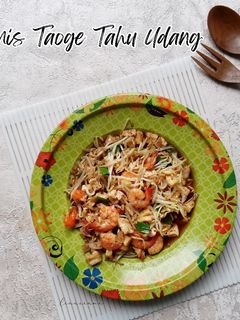 Foto resep Tumis Taoge Tahu Udang