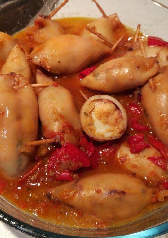 Una foto de Calamares rellenos