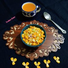 A picture of Corn Chaat.