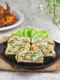 Telur Dadar Daun Melinjo