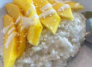 A picture of Mango Sticky Rice (Without a Steamer) 🥭🍚.