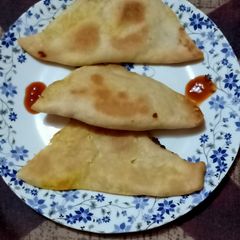 A picture of Baked Aalu patties.