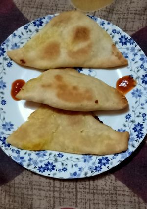 A picture of Baked Aalu patties.
