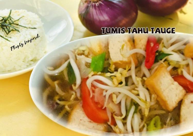 Resep Tumis Tahu Tauge yang Lezat Sekali