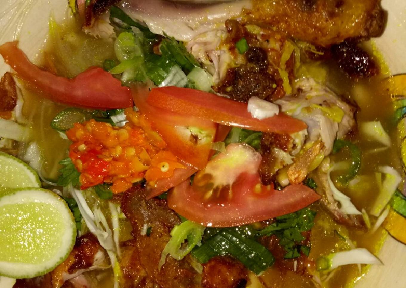 Soto ayam sederhana