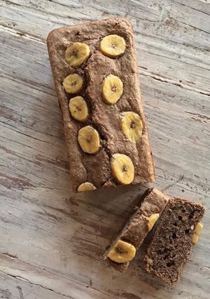 Una foto de Banana bread sin tac