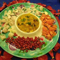 A picture of Mushroom paneer masala.