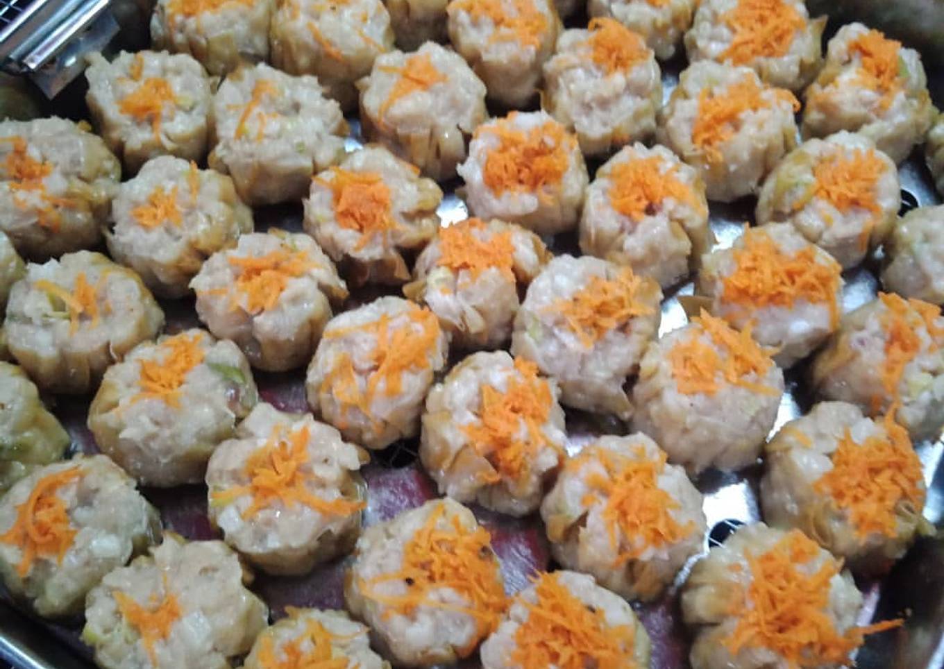 Resep Siomay dimsum ayam udang yang Enak