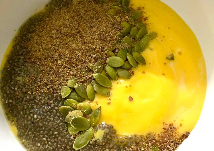 Steps to Make Super Quick Homemade 3 Seeds MangoApple smoothie Bowl (No Sugar)