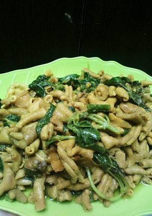 Foto resep Usus ayam osenk daun kemangi