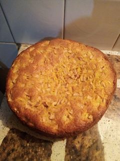 Una foto de Torta de Naranja y Manzana Licuada
