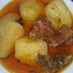 A picture of Tenday gosht.