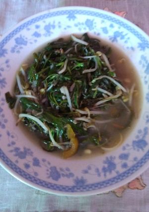 Foto resep Tumis kangkung toge terasi