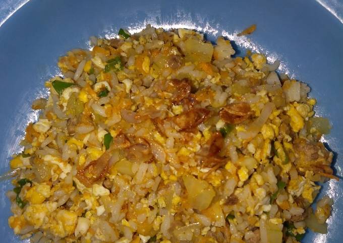 Cara Membuat Nasi goreng hati ayam mpsai 15 bulan yang Bisa Manjain Lidah