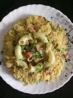 મેકરોની ચાટ રેસીપી મુખ્ય ફોટો