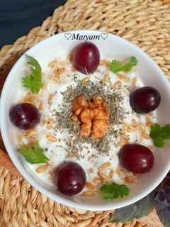 عکسی از دستور ماست و جوانه گندم