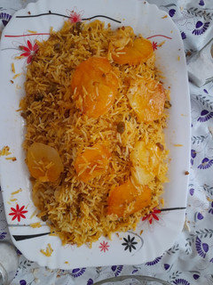 عکسی از دستور لوبیا پلو