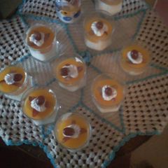A picture of Passion fruit mousse.