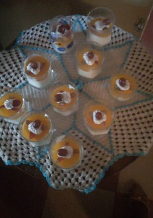 A picture of Passion fruit mousse.