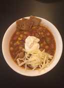 Mexican ground beef soup