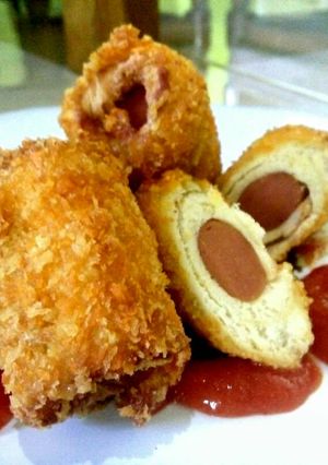 Foto resep Roti sosis enak😍😍😍