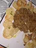 Carne de vaca à cebola